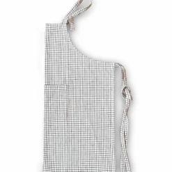 Textiles Garn Förkläde, blå/vit