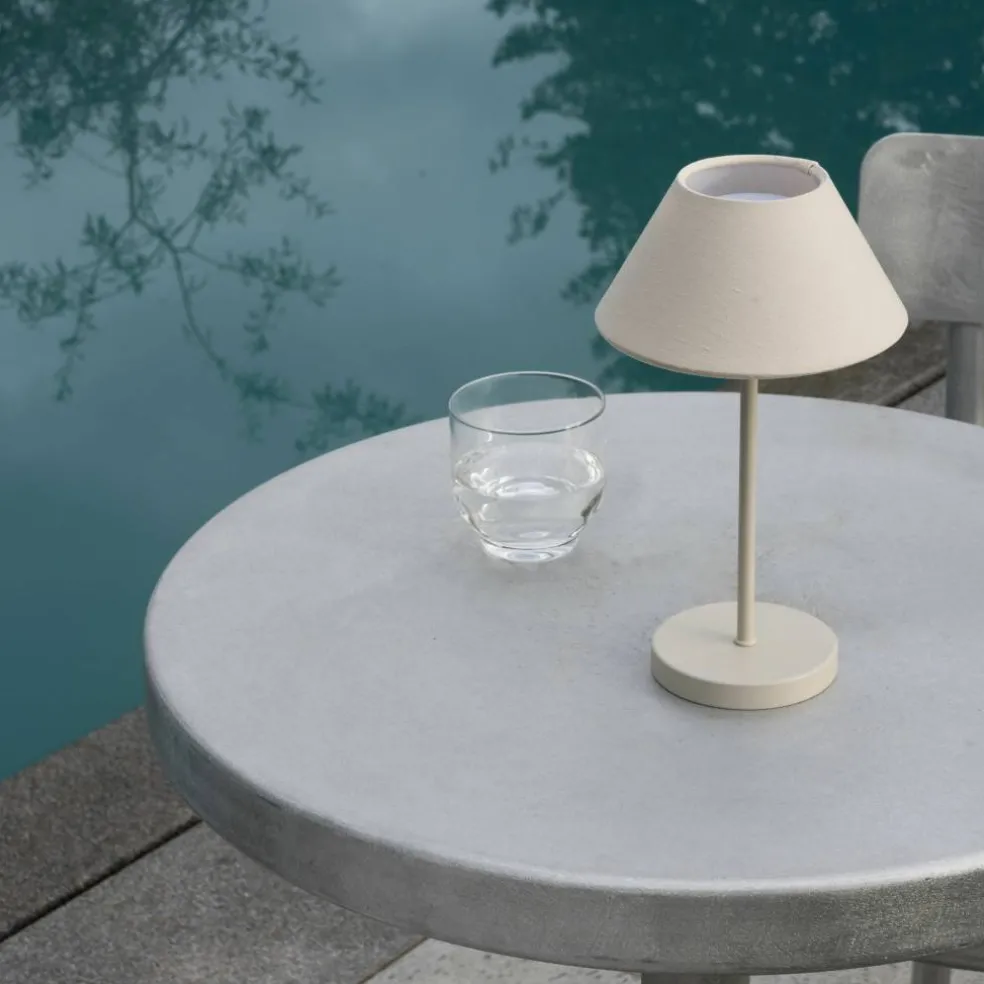 Teya Portabel bordslampa, offwhite