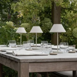 Teya Portabel bordslampa, warm grey
