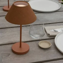 Teya Portabel bordslampa, warm grey