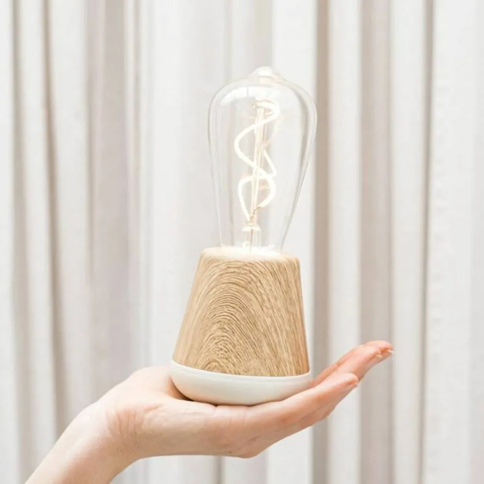 The Humble One bordslampa, black wood