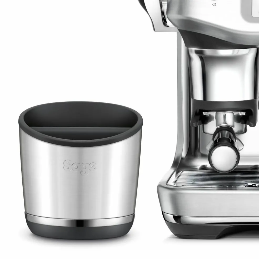 The Knockbox 10™ sumplåda, brushed silver
