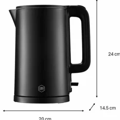 Thermo Protect vattenkokare 1,5 liter, svart
