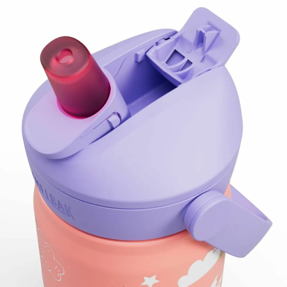 Thrive Flip Straw Kids vattenflaska 0,35 liter, Magic Unicorn