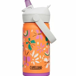 Thrive Flip Straw Kids vattenflaska 0,35 liter, Dino Jam