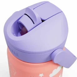 Thrive Flip Straw Kids vattenflaska 0,35 liter, Protect Our Pals