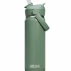 Thrive Flip Straw vattenflaska 0,75 liter, svart