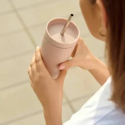 To Go Sip termomugg med sugrör 40 cl, svart