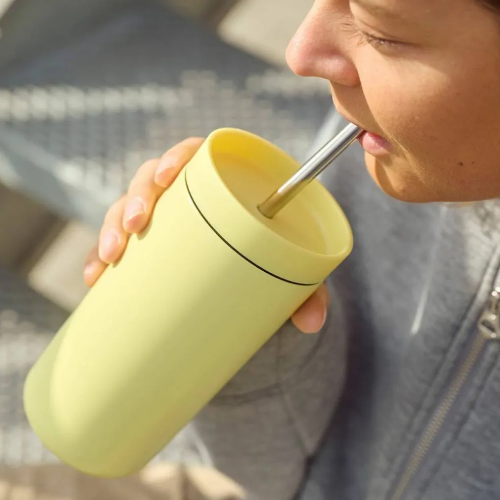 To Go Sip termomugg med sugrör 40 cl, heather