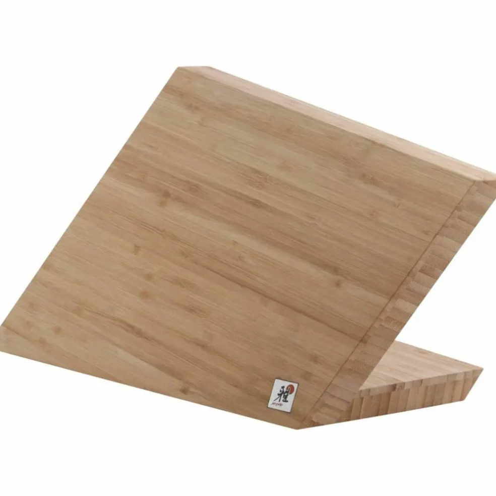 Toishi Pro Knivblock med Magnet i Bambu 205x425x230 mm