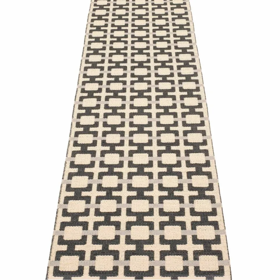 Tom matta 240 × 70 cm, black/cream/grey