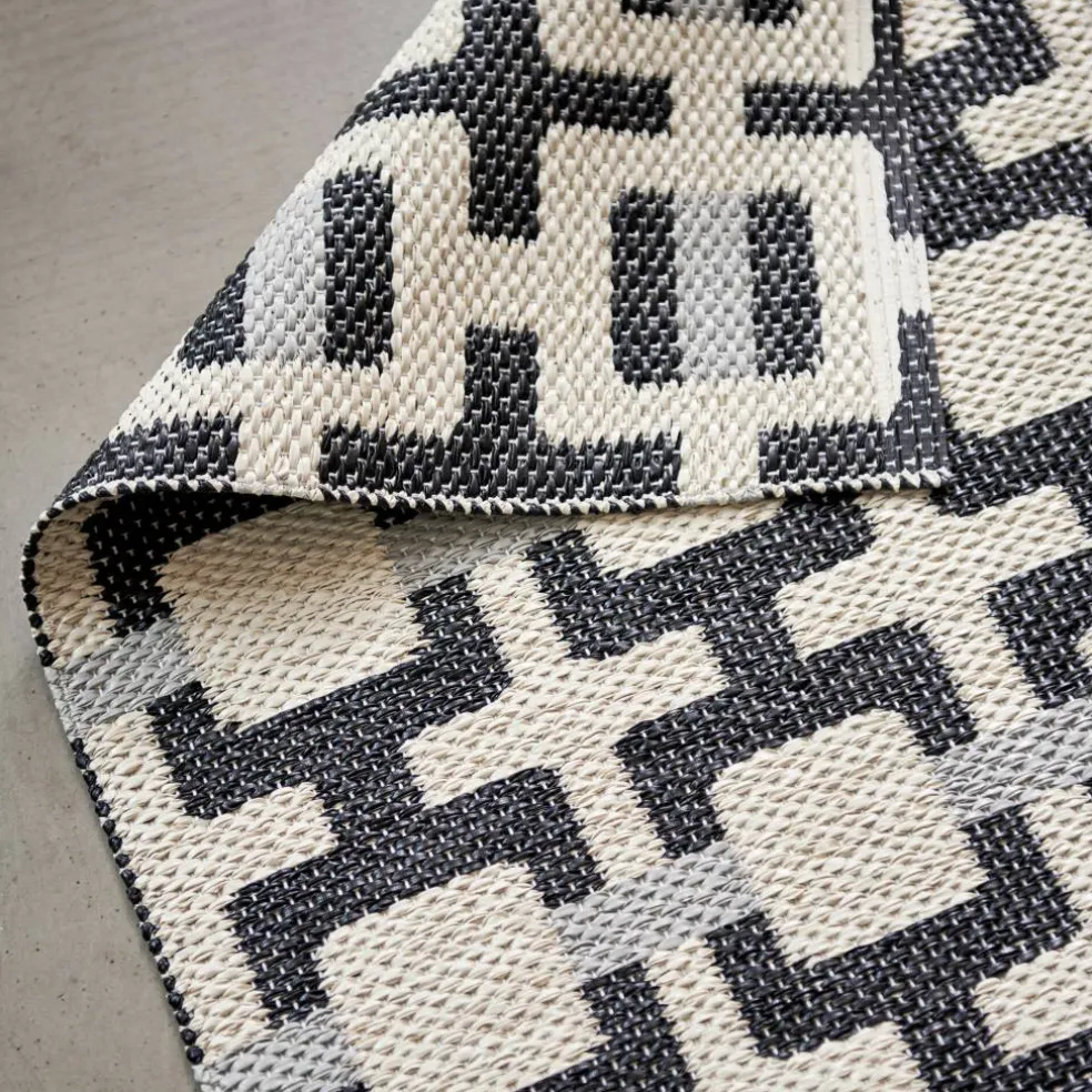 Tom matta 240 × 70 cm, black/cream/grey