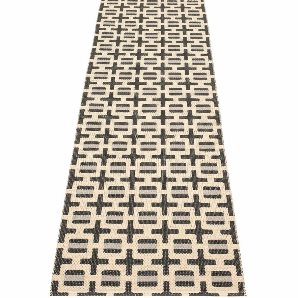 Tom matta 240 × 70 cm, black/cream/grey