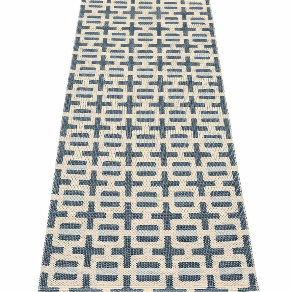 Tom matta 180 × 70 cm, burgundy/cream/rose
