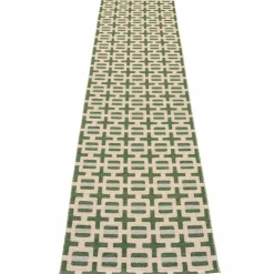 Tom matta 300 × 70 cm, leaf/cream/sage