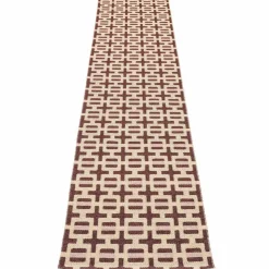 Tom matta 300 × 70 cm, ochre/cream/sage