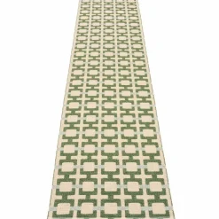Tom matta 300 × 70 cm, ochre/cream/sage