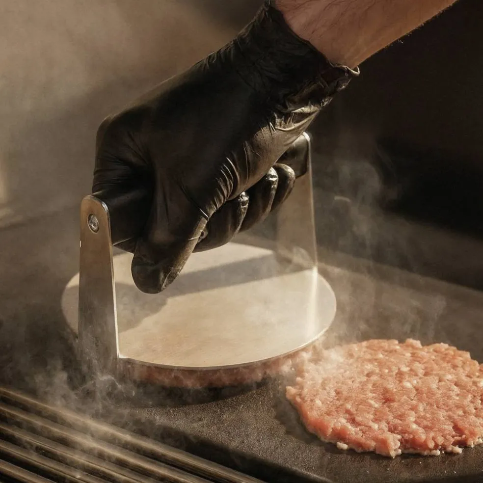 Tool-It hamburgerpress 13,9 cm, svart