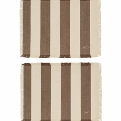 Toppu bordstablett 2-pack, brun