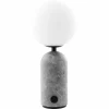 Torrano portabel bordslampa, grey marble
