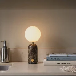 Torrano portabel bordslampa, grey marble