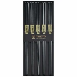 Ätpinnar 5 pack, rostfritt stål, rose gold