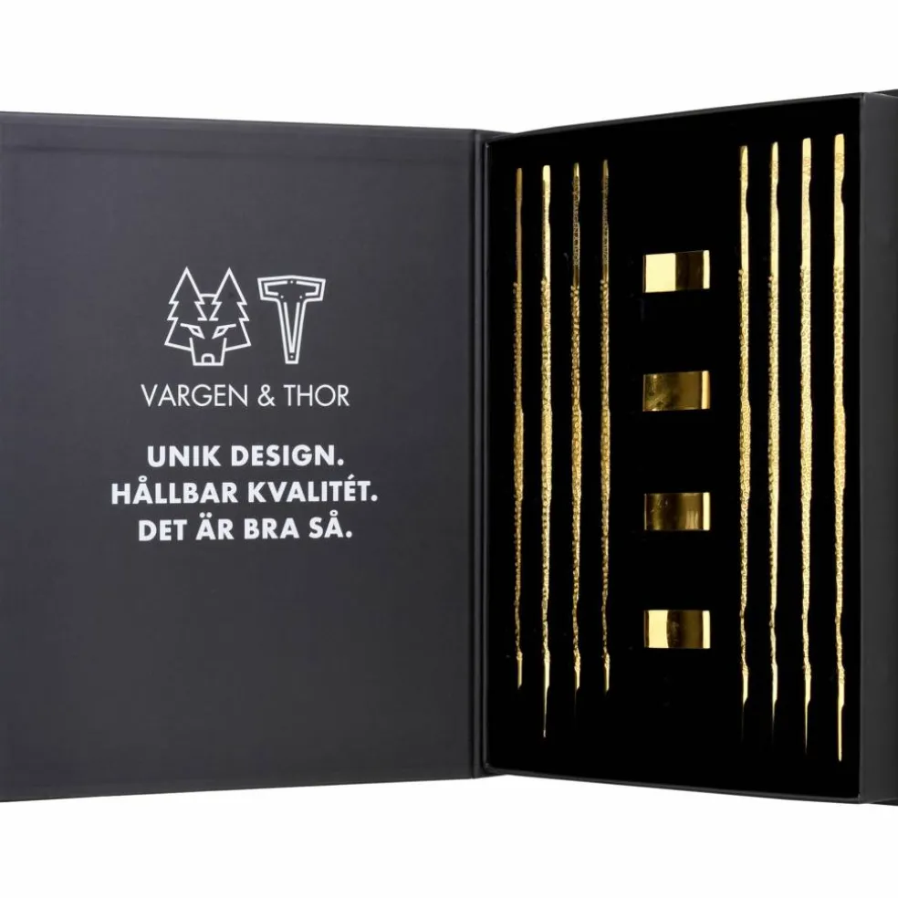 Ätpinnar 4 par, onyx