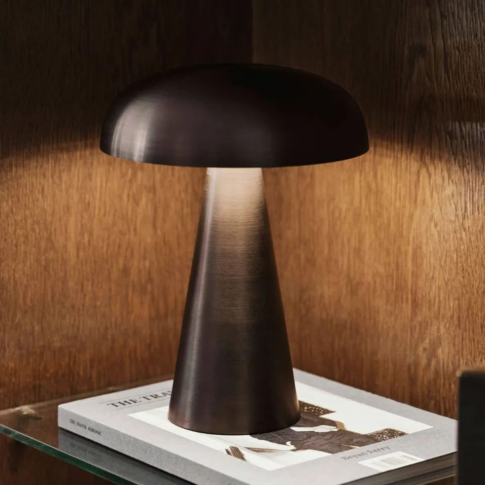 &Tradition Como SC53 portabel lampa, red brown