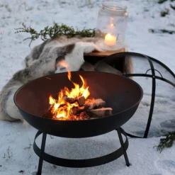 Traditionell eldstad