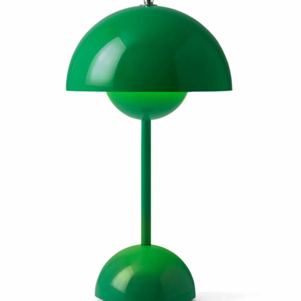 &Tradition Flowerpot VP9 portabel bordslampa, senapsgul