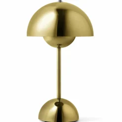 &Tradition Flowerpot VP9 portabel bordslampa, signal green