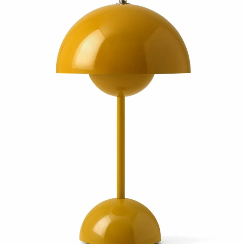 &Tradition Flowerpot VP9 portabel bordslampa, stenblå