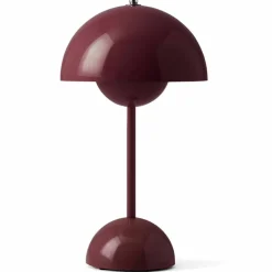 &Tradition Flowerpot VP9 portabel bordslampa, dark plum
