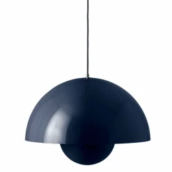 &Tradition Flowerpot VP2 taklampa 50 cm, mattsvart