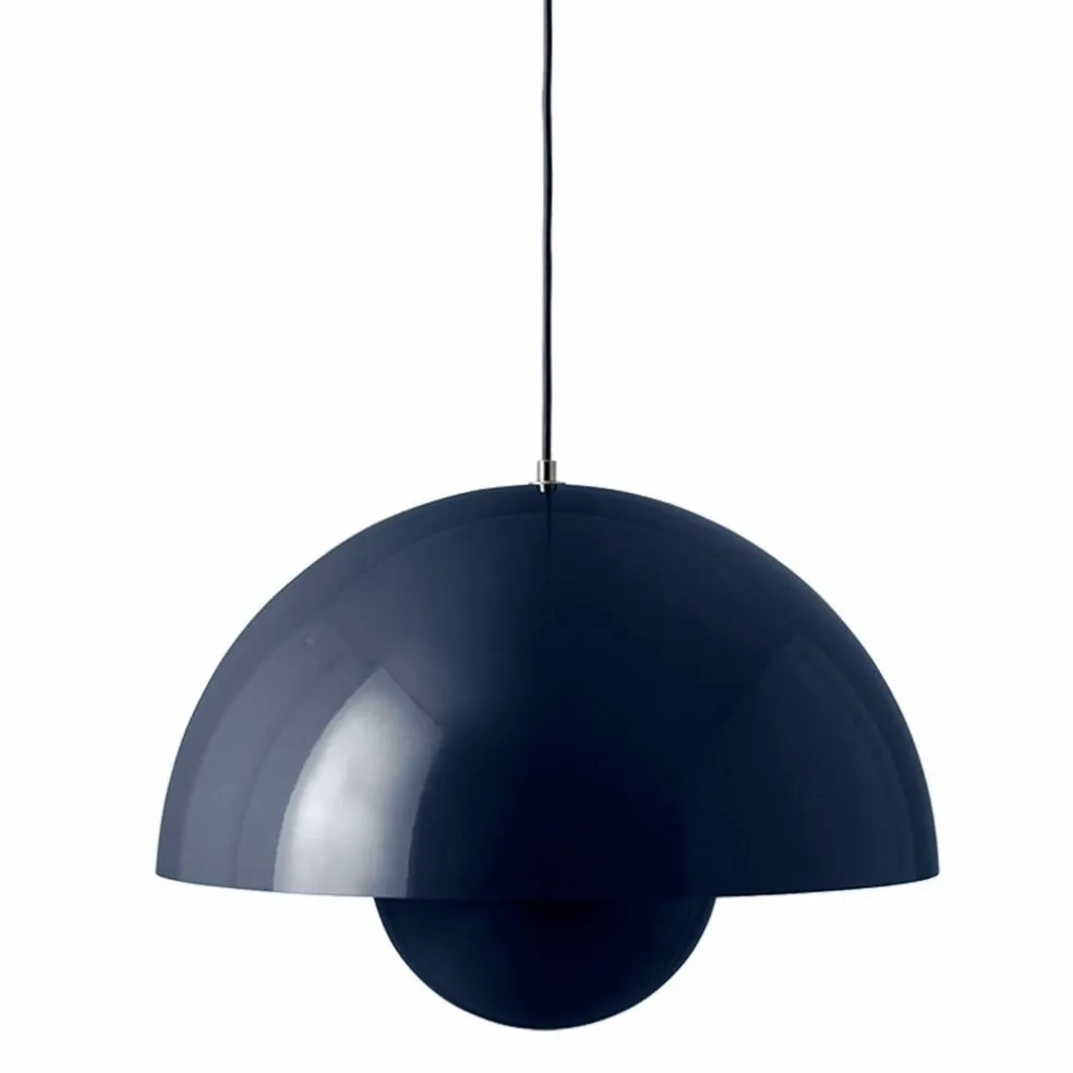 &Tradition Flowerpot VP2 taklampa 50 cm, mattsvart