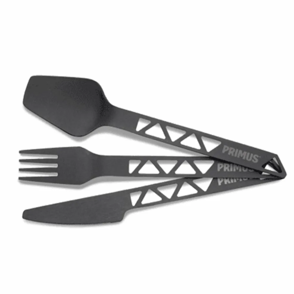 TrailCutlery bestickset, svart