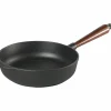 Traktörpanna 25 cm Trähandtag
