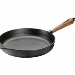 Traktörpanna 28 cm Trähandtag