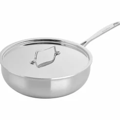 Traktörpanna med lock 26 cm