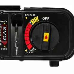 Transportabel Gasolgrill Caravan Svart