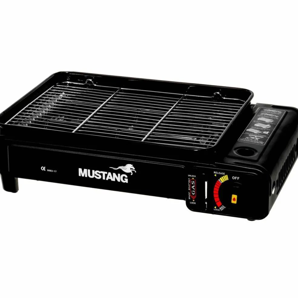 Transportabel Gasolgrill Caravan Svart