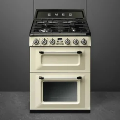 TR62BL 60 cm Victoria Gashäll med 2 ugnar, svart