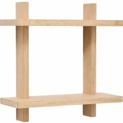 Treat hylla double 34 × 12 cm, ek