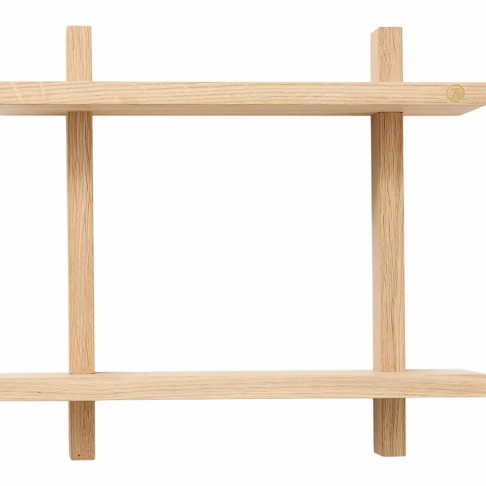 Treat hylla double 34 × 12 cm, ek