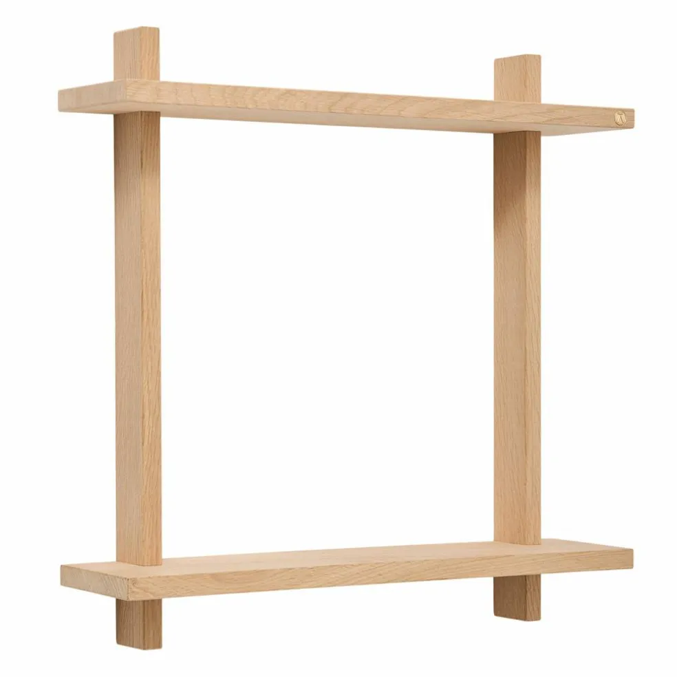 Treat hylla double 34 × 12 cm, ek