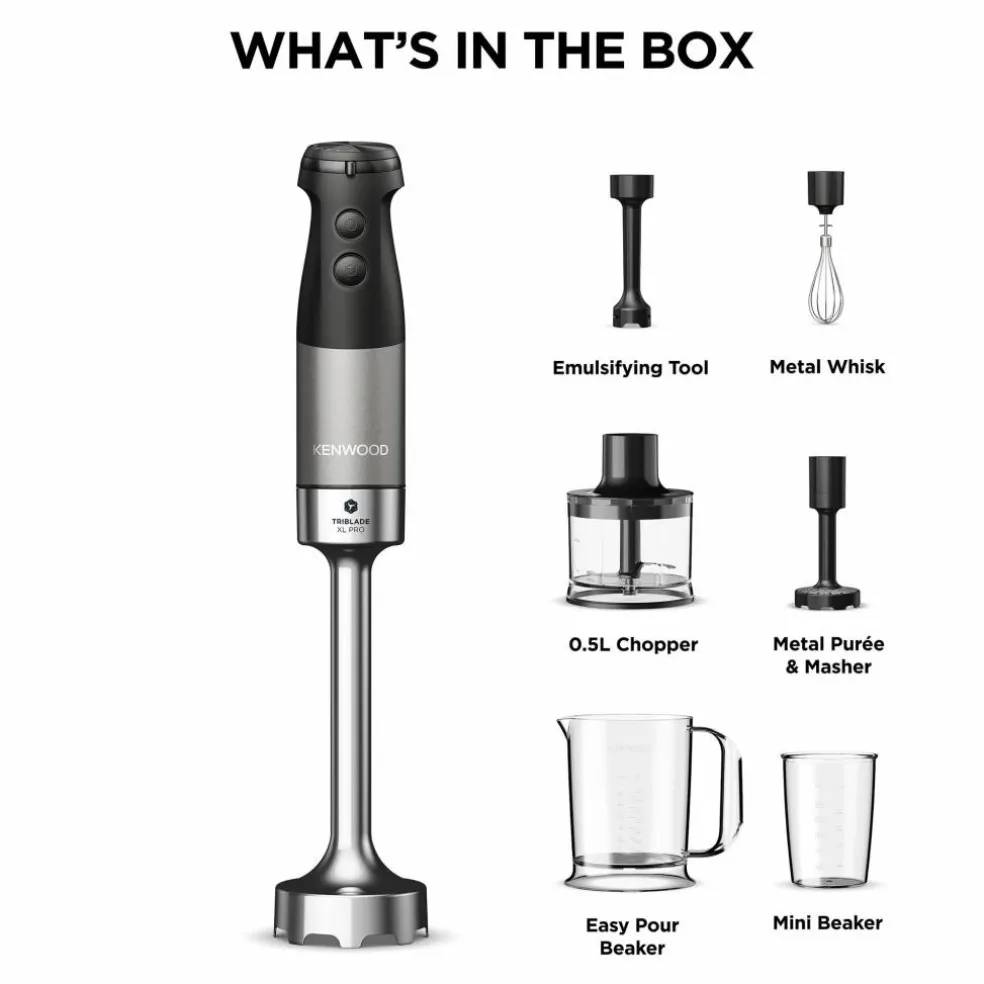 Triblade XL Pro HBM80.327.BK stavmixer, svart