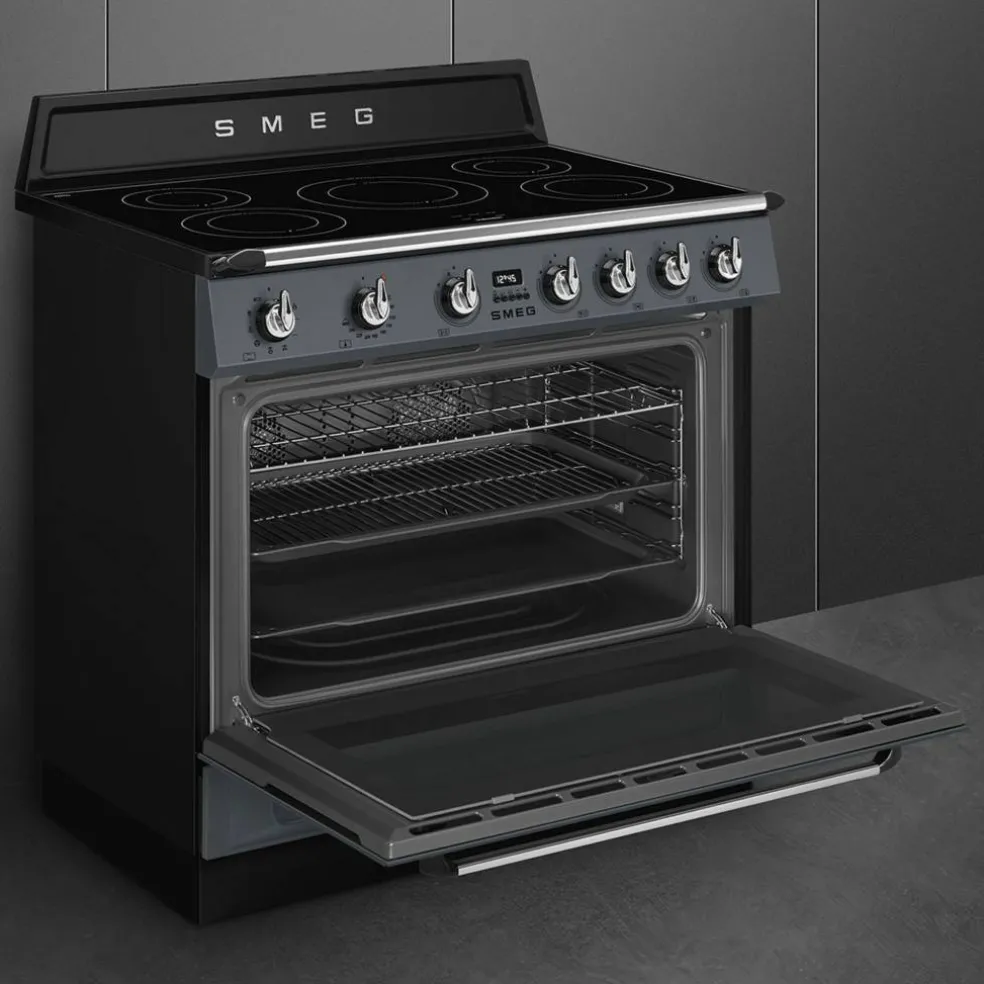 TR90IM induktionsspis 90 cm, creme