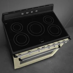 TR90IM induktionsspis 90 cm, creme