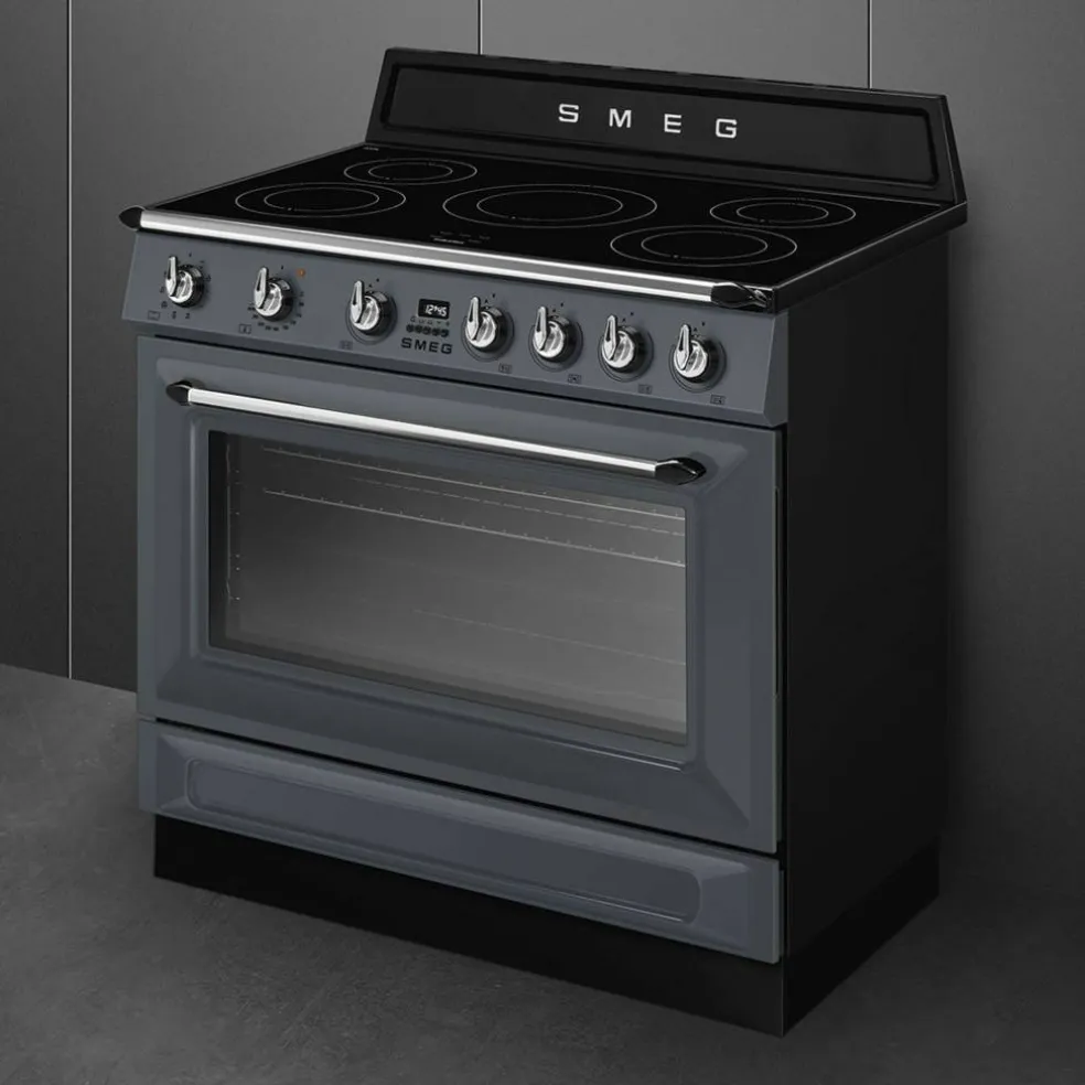 TR90IM induktionsspis 90 cm, creme