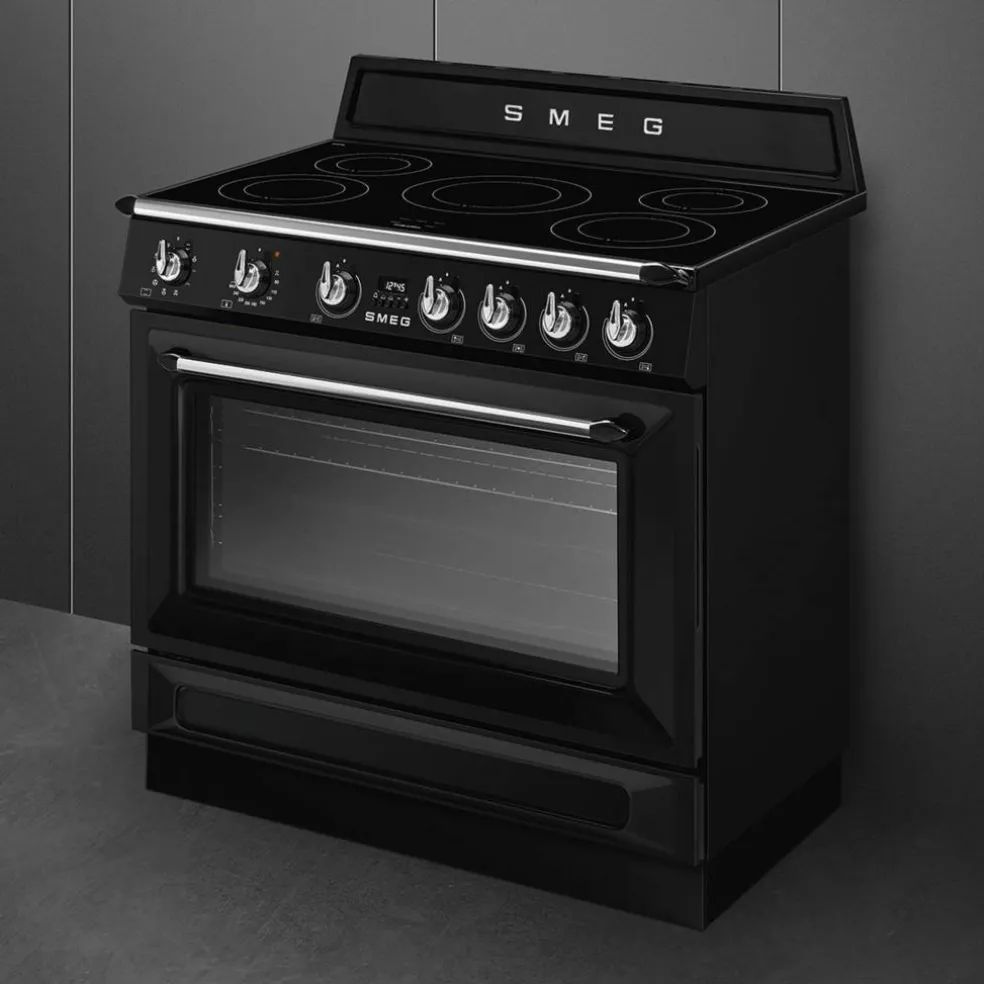 TR90IM induktionsspis 90 cm, creme